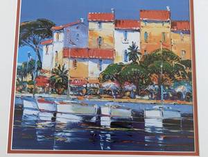 lot 119 image: Framed Cobiere Print