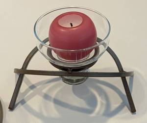 lot 122 image: Pair of Danish Candleholders