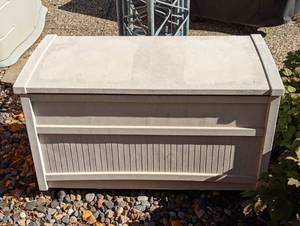 lot 125 image: Suncast Outdoor Storage Container