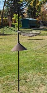 lot 126 image: Shepherds Hook and Bird Feeder