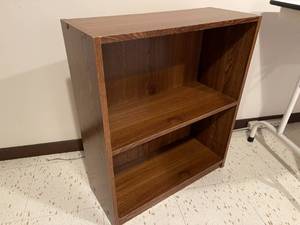 lot 153 image: Wooden 2 Shelf Bookcase