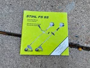 lot 166 image: Stihl Gas Powered Weed Whip Model FS-55