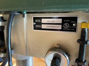 lot 184 image: Rikon 1720 RPM Drill Press Model 30-100