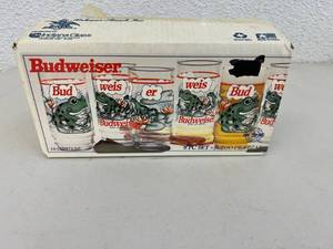Set of 8 Budweiser Glasses