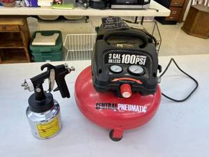 Air Compressor & Spray Gun
