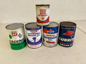 Vintage Oil Cans