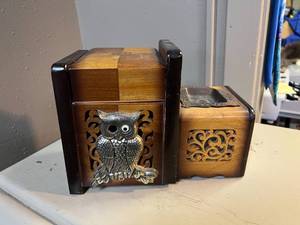 Cigarette Storage Box & Ashtray