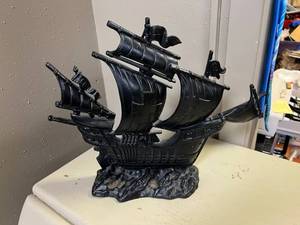 Cast Iron Pirate Ship Door Stop