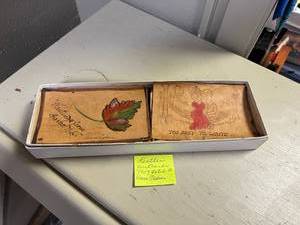 Early 1900s Leather Postcards