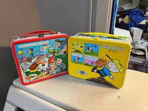 Flintstones & Peanuts Lunchboxes