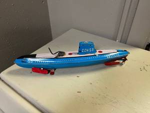 Vintage Tin Submarine SSN58 Nautilus