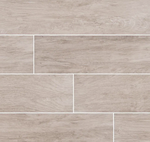 lot 201 image: TRAFFICMASTER Capel Ash 6 in. x 24 in. Glazed Ceramic Floor and Wall Tile (3 CASES - APPROXIMATELY 50 SQ FT TOTAL)