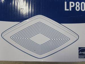 lot 252 image: BROAN NUTONE LoProfile 80 CFM CeilingWall Bathroom Exhaust Fan with 4 in. Oval Duct or 3 in. Round Duct, ENERGY STAR (OPEN BOX)