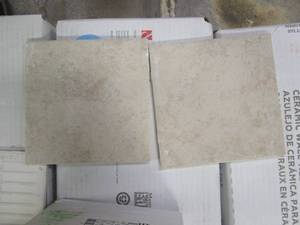 lot 290 image: DALTILE Briton Bone 6 in. x 6 in. Ceramic Wall Tile (12.5 sq. ft.  case) (APPROXIMATELY 275 SQ FT.)