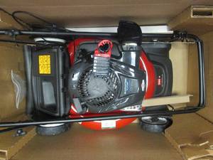 lot 303 image: TORO 21352 Recycler 21 in. Briggs and Stratton Low Wheel RWD Gas Walk Behind Self Propelled Lawn Mower (MISSING BAGGER, NICE CONDITION)