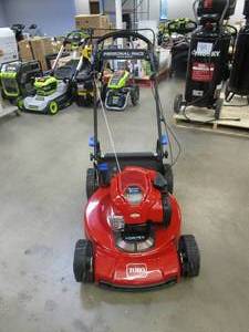 lot 319 image: TORO Recycler 22 in. Briggs & Stratton SmartStow Personal Pace High-Wheel Drive Gas Walk Behind Self Propelled Lawn Mower (RUNS, MISSING BAGGER)