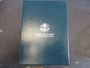 14. 1990 Eisenhower Centennial Prestige Set 1oz Silver Commemorative and Complete Proof Set in Original Government Packaging