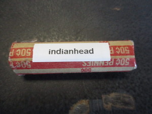35. Roll of (50) Indian Head Pennies - Multiple Dates - Average Circulated Condition