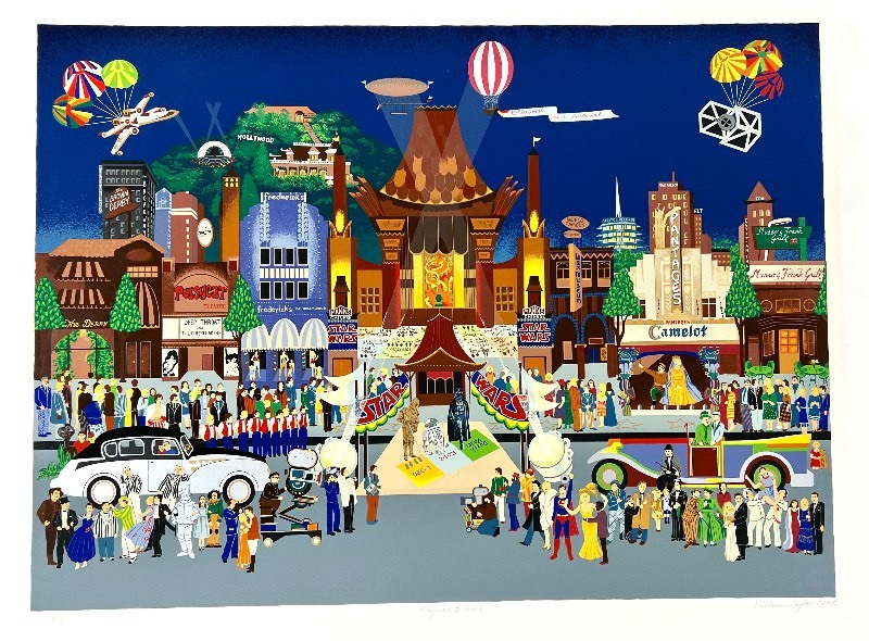 Melanie Taylor Kent: Large Hand Signed Original LE Serigraph on