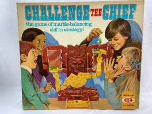 lot 61 image: Vintage Board Games Ideal Challenge the Chief & Milton Bradley Sunken Treasures