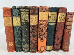 lot 81 image: Beautiful Collection of Antique Books- Charles Dickens & More