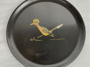 lot 159 image: Couroc of Monterey Servingware with Roadrunner Design