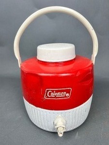 lot 215 image: Coleman Water Jug and Thermos