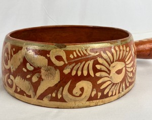 lot 206 image: Two Vintage Mexican Terra Cotta Pots