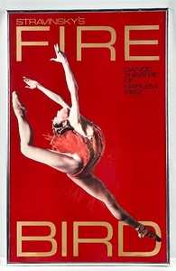 lot 161 image: Two Posters - Framed 1982 Dance Theatre of Harlem and Astaire & Rogers in Top Hat