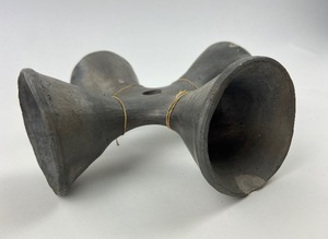 lot 259 image: Vintage 1950s Eames House Doorbell Oaxacan Mexican Pottery Wedding Bell