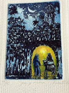 lot 325 image: A Collection of Tiny Art- Framed and Ready to Display
