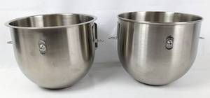 lot 273 image: Two Whirlpool KitchenAid Standing Mixer Bowls and Four Accessories
