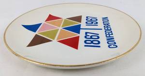 lot 235 image: Canada Confederation 1867 - 1967 Centennial Collector Plate