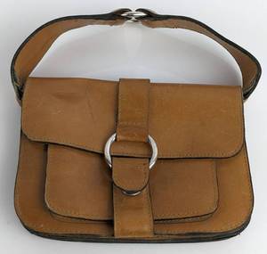 lot 303 image: Daytons and Saber Vintage Leather Purses -  Made in France, Italy
