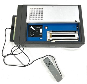 lot 329 image: Vintage 1961 IBM Executary 214 Portable Dictation Machine