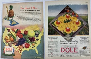 lot 362 image: A Vintage Hawaiian Delight- Sheet Music & Dole Ads- 1917-1931