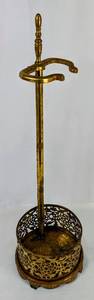lot 347 image: Vintage Brass Umbrella Stand