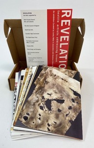 lot 319 image: Box of 15 Revelation - Textile Artists Addressing Issues Postcards in Original Box - Kent County, England