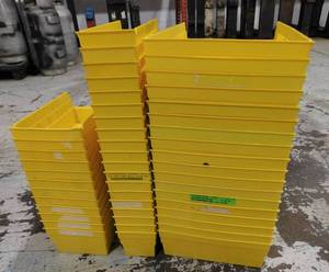 lot 38 image: Lot of Plastic Storage Bins