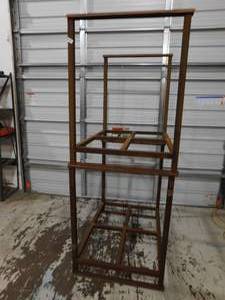 lot 44 image: 2 - Piece Metal Rack