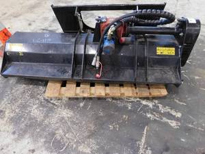 lot 20 image: Heavy Duty  Mower King Skid Steer Flail Mower