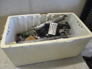 lot 15 image: Cooler with Hand and Air tools