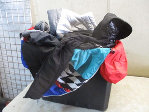 lot 97 image: Tote of coats