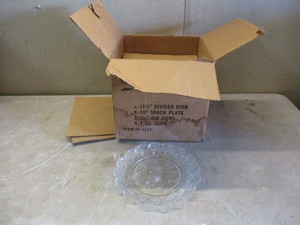 lot 120 image: Concord Crystal Plates and Cups 4 ea.