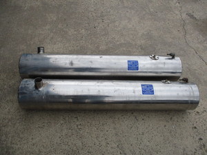 lot 153 image: 2 Stainless Steel Boat Fuel Tanks