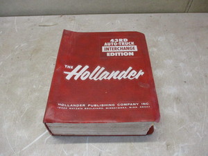 lot 167 image: Hollander Interchange Manual