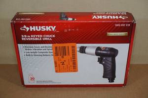 Husky 38 Keyed Chuck Reversible Air Drill