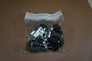 HDX 4 4-Piece Swivel Casters with Bumpers