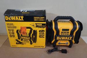 Dewalt Power Station -Jump Starter and Air Compressor