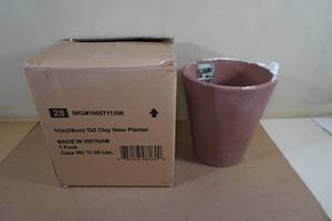 Southern Patio 11 Tall Clay Vaso Planter